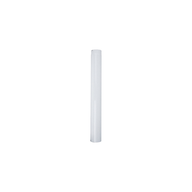 Burlan emailat alb cal. 1, 110/1000 mm Burlan emailat alb cal. 1, 110/1000 mm