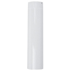 Burlan emailat alb cal. 1, 120/250 mm