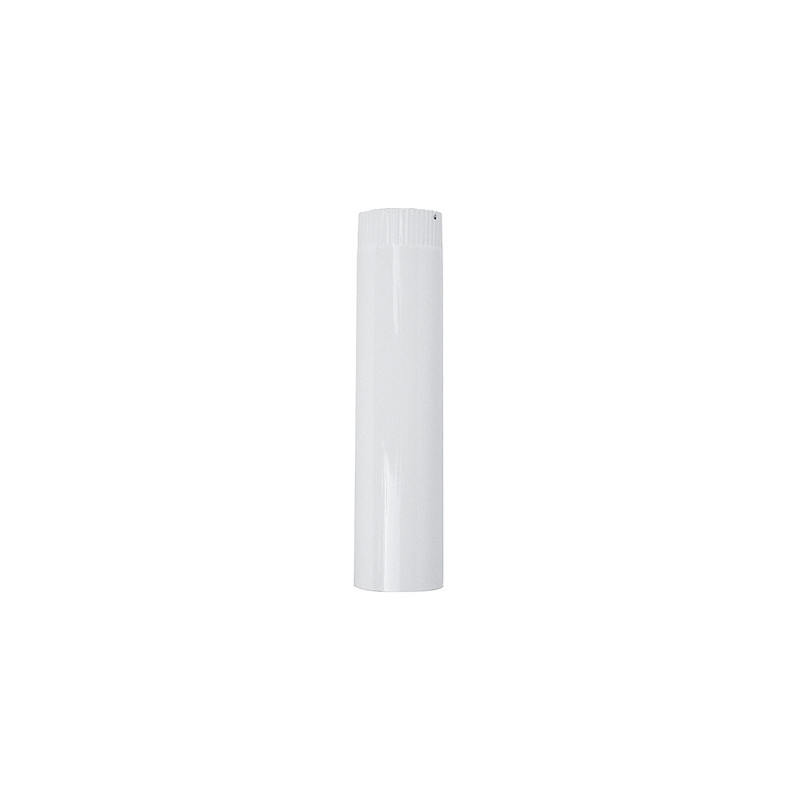 Burlan emailat alb cal. 1, 120/500 mm Burlan emailat alb cal. 1, 120/500 mm