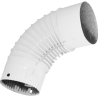 Cot emailat alb cal. 1, 110 mm