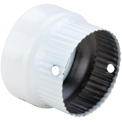 Reducție emailat alb 130/120 mm