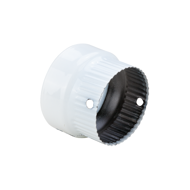 Reducție emailat alb 130/120 mm Reducție emailat alb 130/120 mm