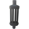 Recuperator negru vopsit 1 m