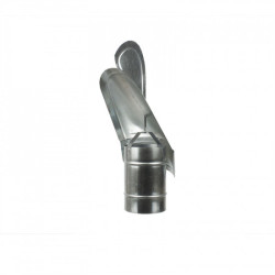 Cocoș vânt zincat 120 mm