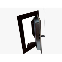Ușă horn tablă neagră vopsită 350x230 mm