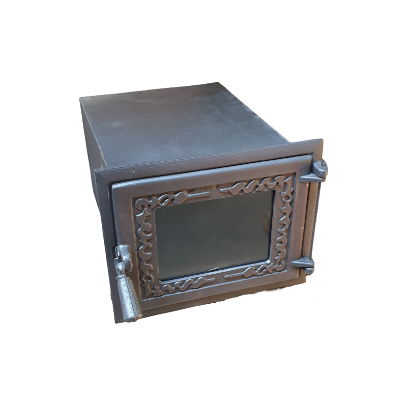 Cuptor sobă fontă cu geam 390x360x330 mm Cuptor sobă fontă cu geam 390x360x330 mm