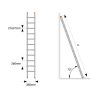 Scară aluminiu 1x14