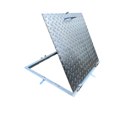 Capac de canalizare zincat 60x60 cm
