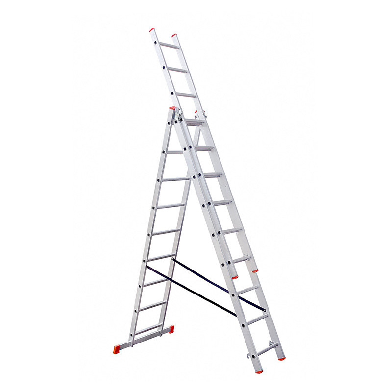 Scară aluminiu 3x6 trepte Scară aluminiu 3x6 trepte