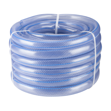 Furtun transparent cu inserţie 1"