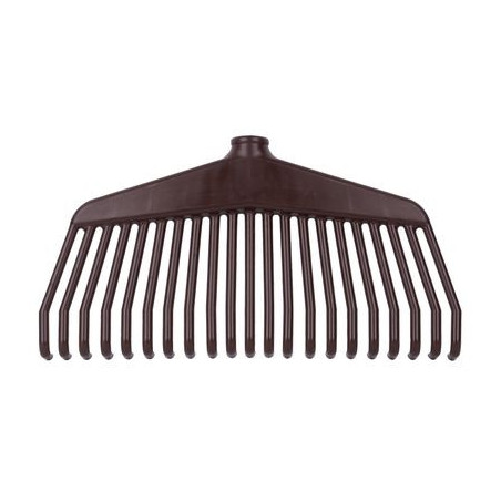 Greblă flexibilă PVC verde mică