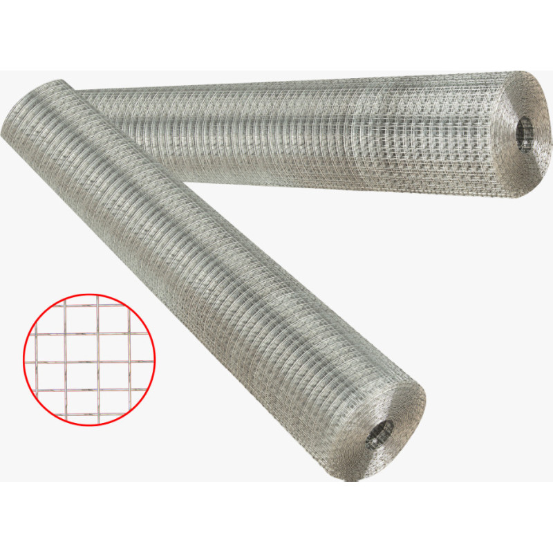 Plasă sudată ZN 10x10x0,8 mm, 25 m