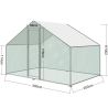 Coteţ găină 3x2x2 m