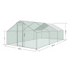 Coteţ găină 3x6x2 m