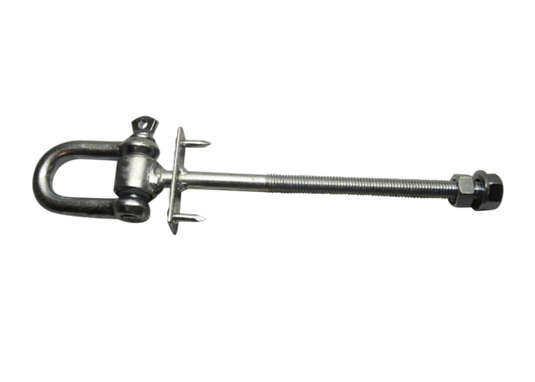 Cârlig leagăn tip "D" cu placă M 12x185 mm