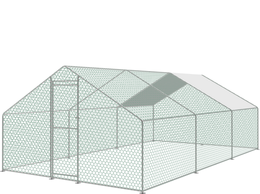 Coteţ găină 3x6x2 m