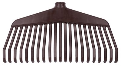 Greblă flexibilă PVC verde mică
