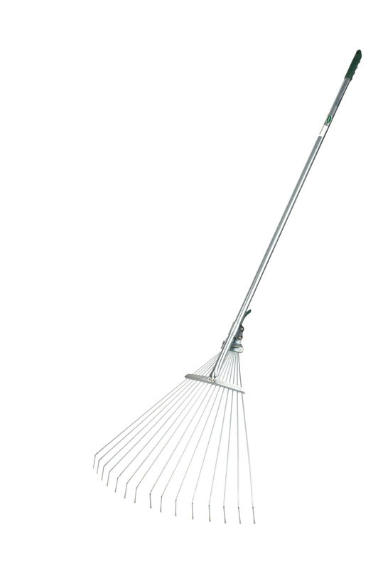 Greblă flexibilă cu coadă telescopică