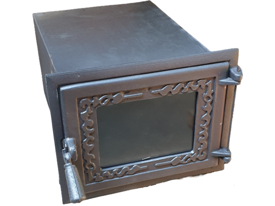Cuptor sobă fontă cu geam 390x360x330 mm