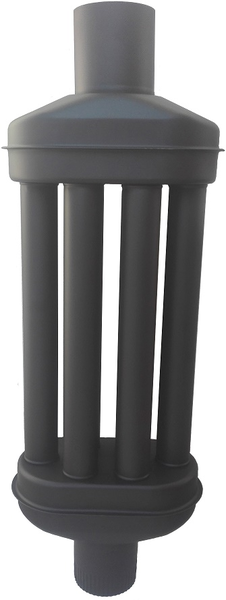 Recuperator negru vopsit 1 m
