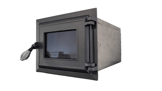 Cuptor sobă cu uşă fontă cu geam 330x260 mm, adâncime 390 mm
